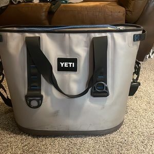 Yeti soft side 30 pack cooler.